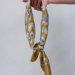 Paisley Satin Square Scarf - PAPER DOLL