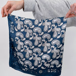 Paisley Satin Square Scarf - PAPER DOLL