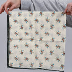 Leslie Cotton Linen Square Scarf - PAPER DOLL