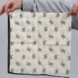 Leslie Cotton Linen Square Scarf - PAPER DOLL