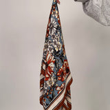 Floral Velvet Wool Scarf Shawl - PAPER DOLL