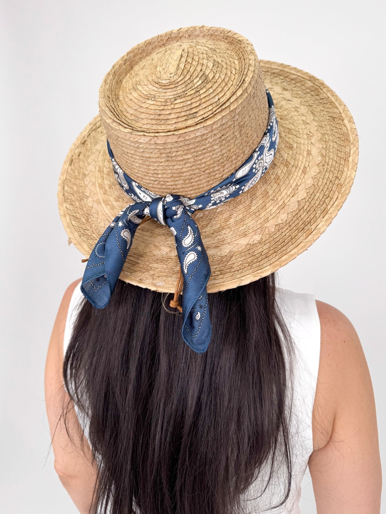 Paisley Satin Square Scarf - PAPER DOLL