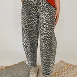 Savannah Leopard Horseshoe Jeans - PAPER DOLL