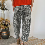 Savannah Leopard Horseshoe Jeans - PAPER DOLL