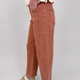Velma High Rise Barrel Jean - PAPER DOLL