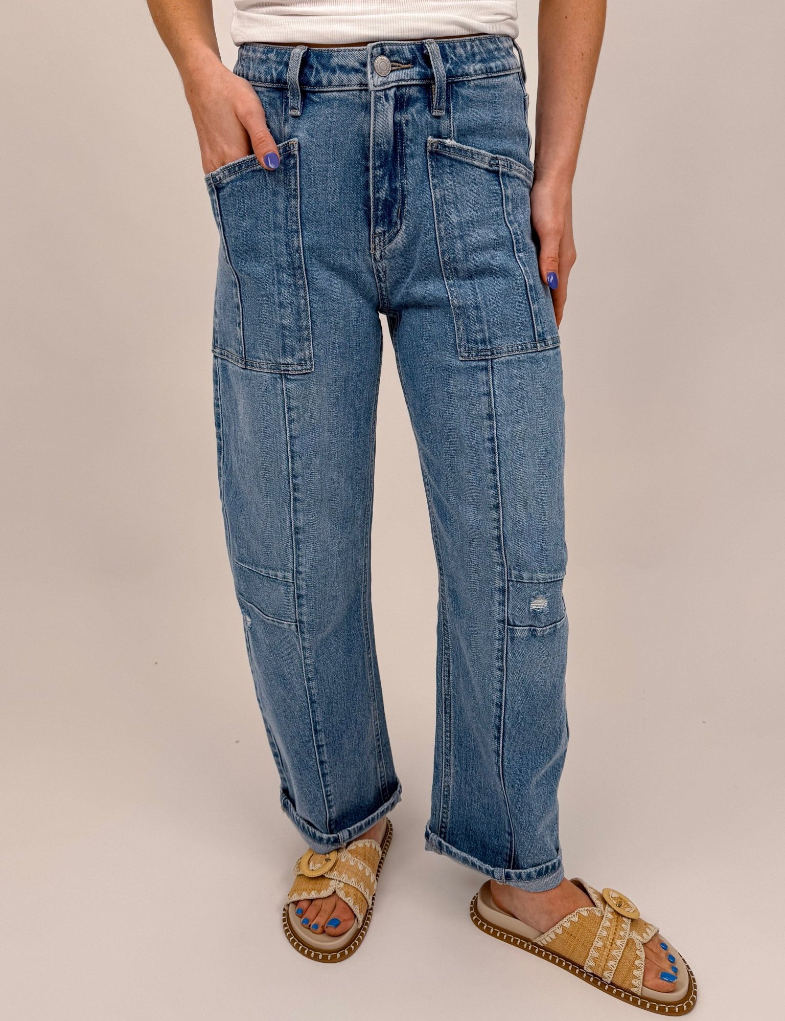 Tori Barrel Jeans - PAPER DOLL