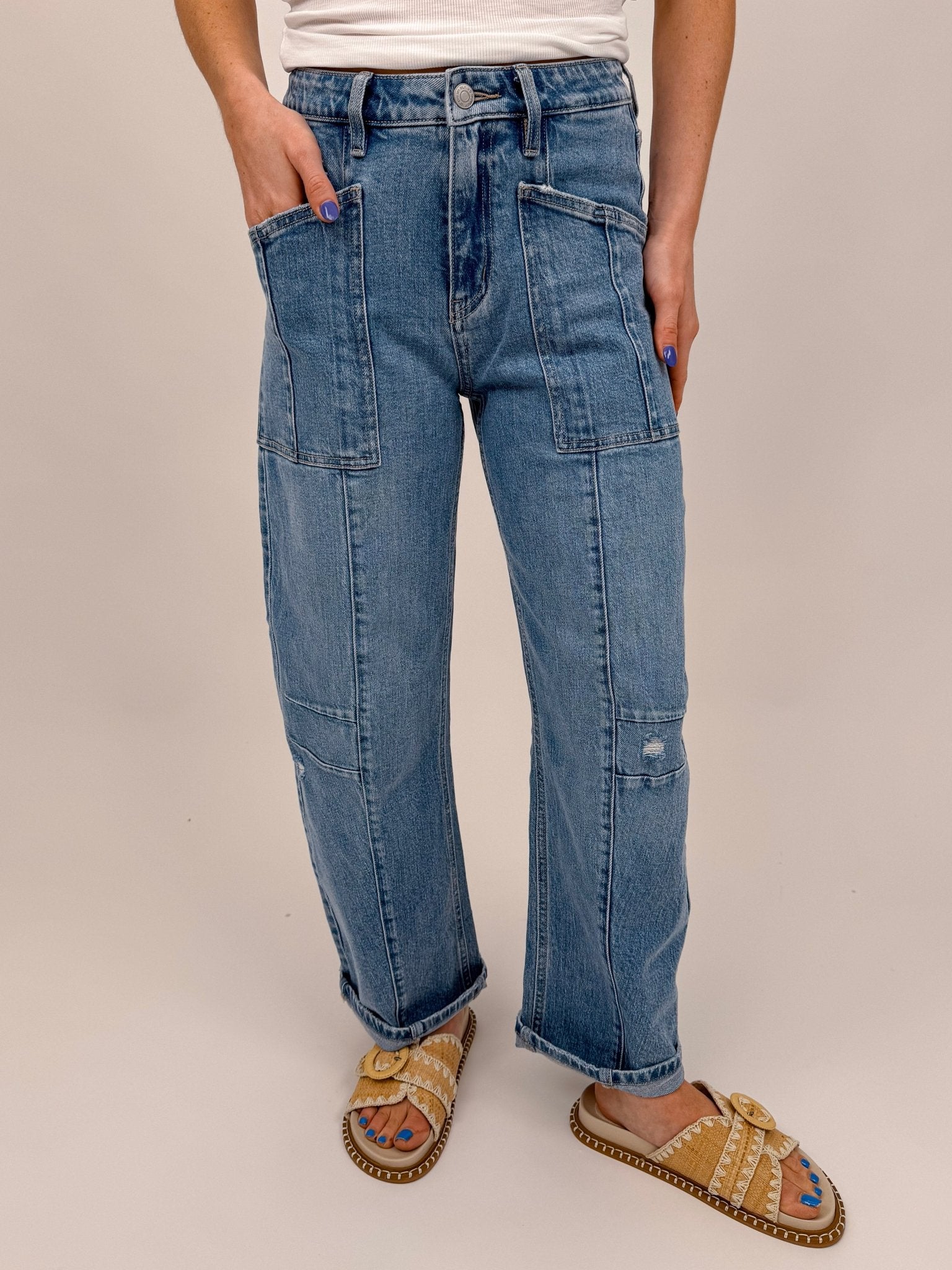 Tori Barrel Jeans - PAPER DOLL
