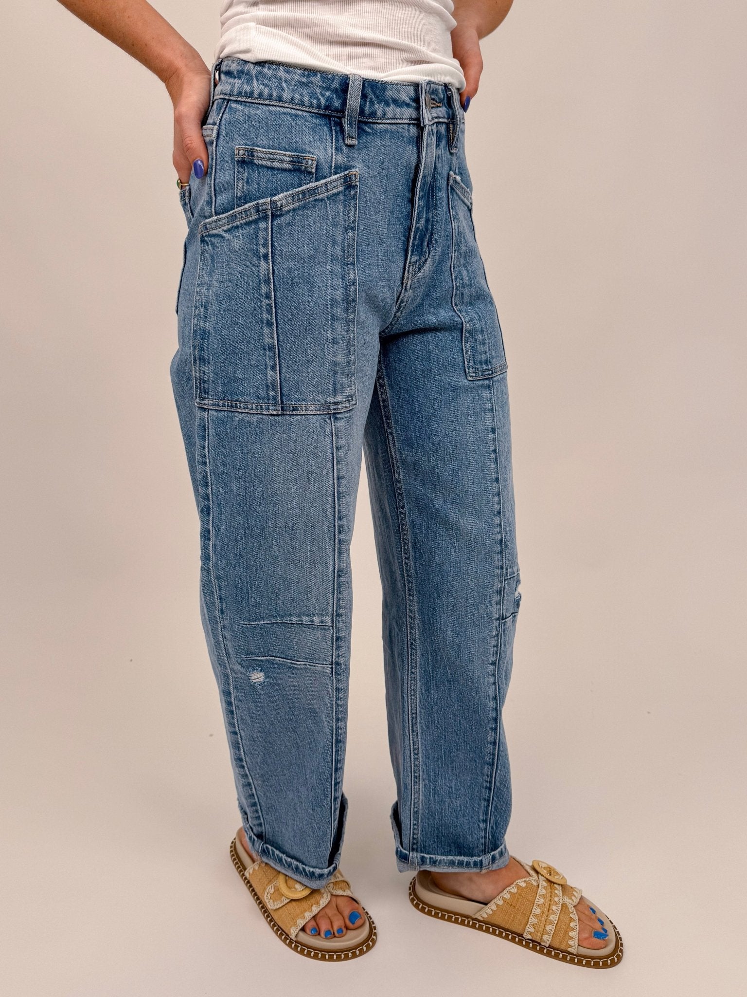 Tori Barrel Jeans - PAPER DOLL