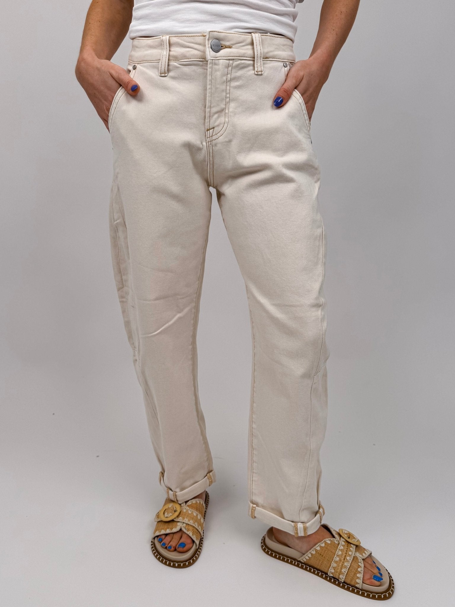 Alex Barrel Cuff Jean - PAPER DOLL