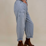 Hudson Tie Waist Barrel Jeans - PAPER DOLL