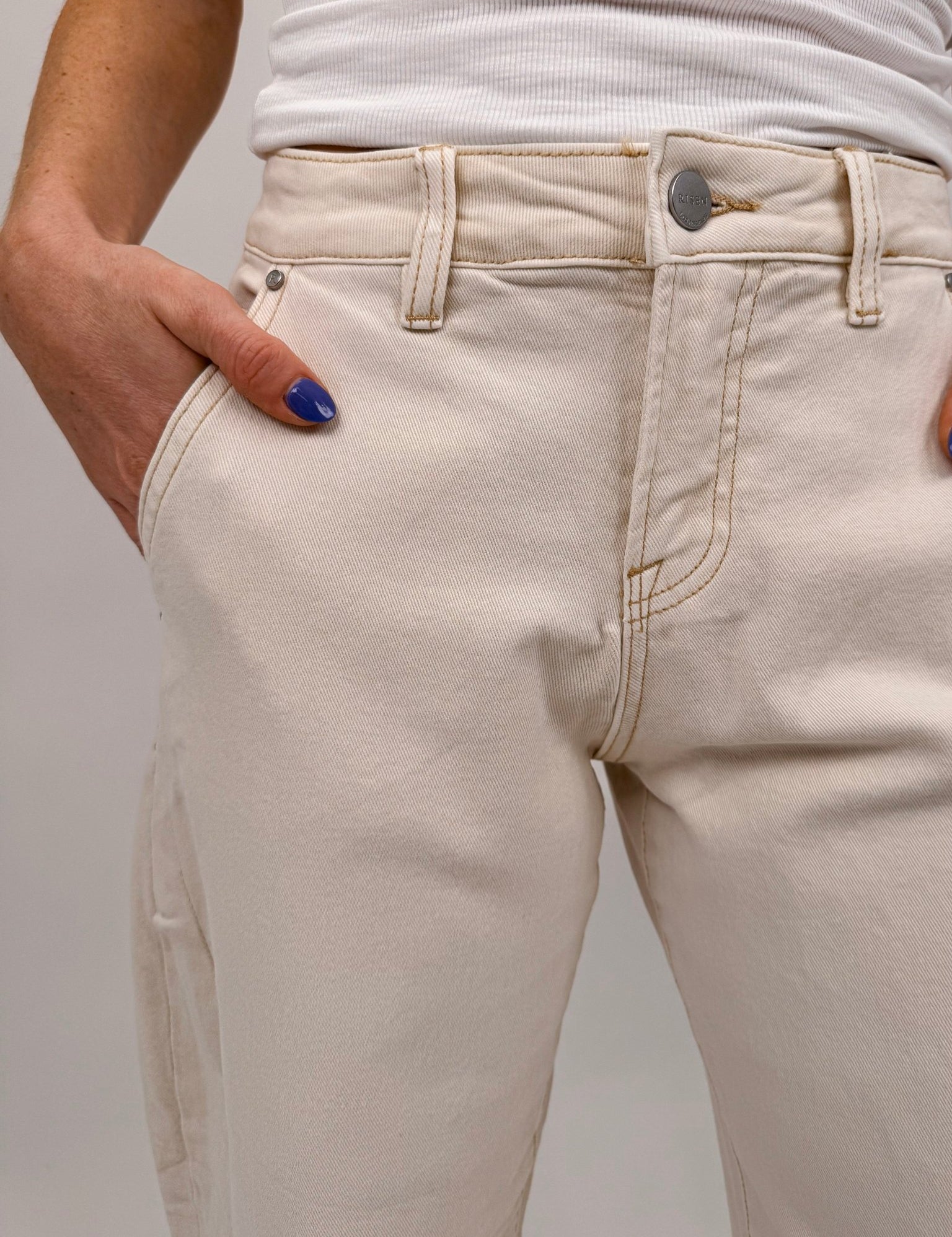 Alex Barrel Cuff Jean - PAPER DOLL