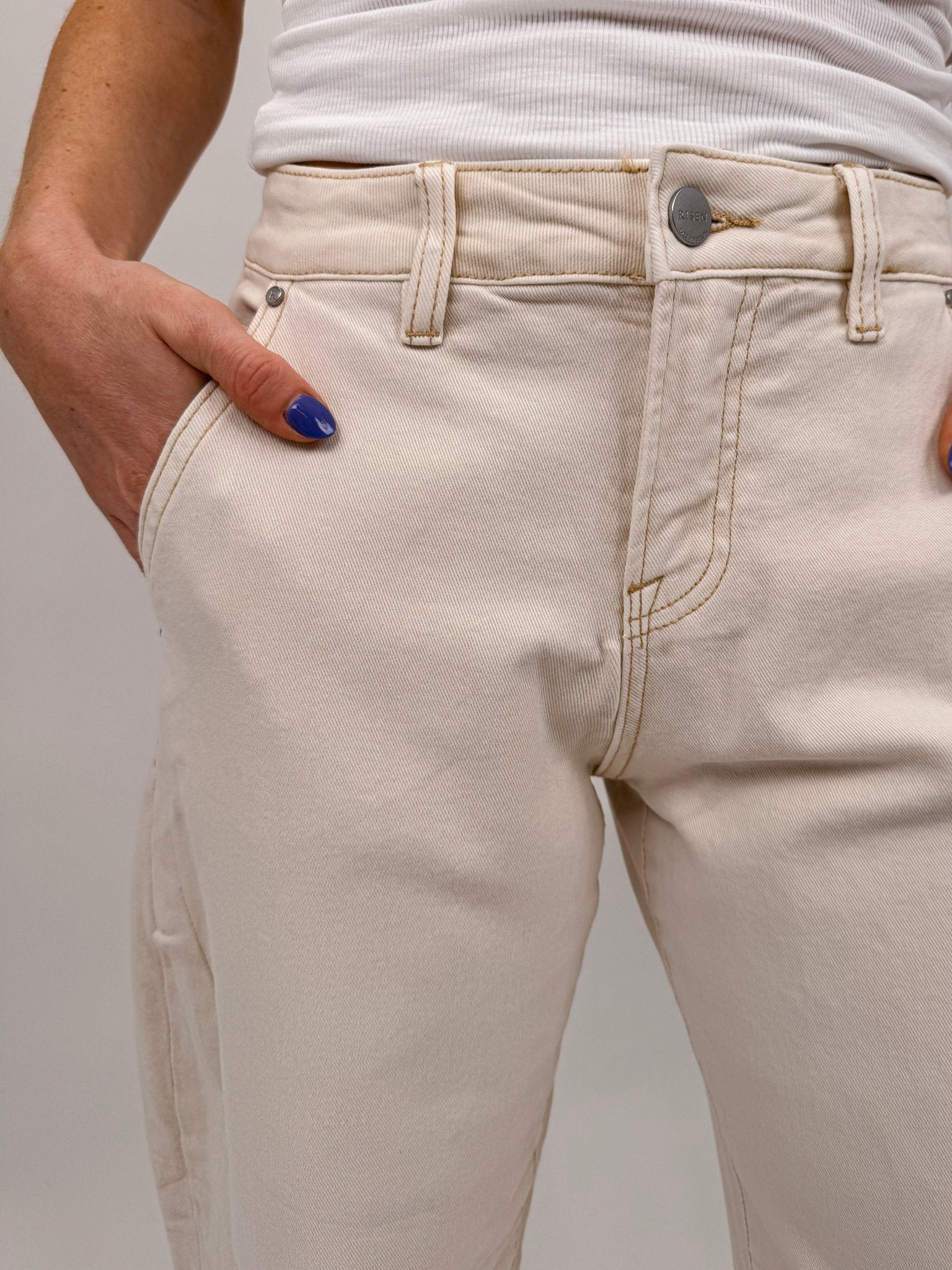 Alex Barrel Cuff Jean - PAPER DOLL