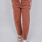 Velma High Rise Barrel Jean - PAPER DOLL