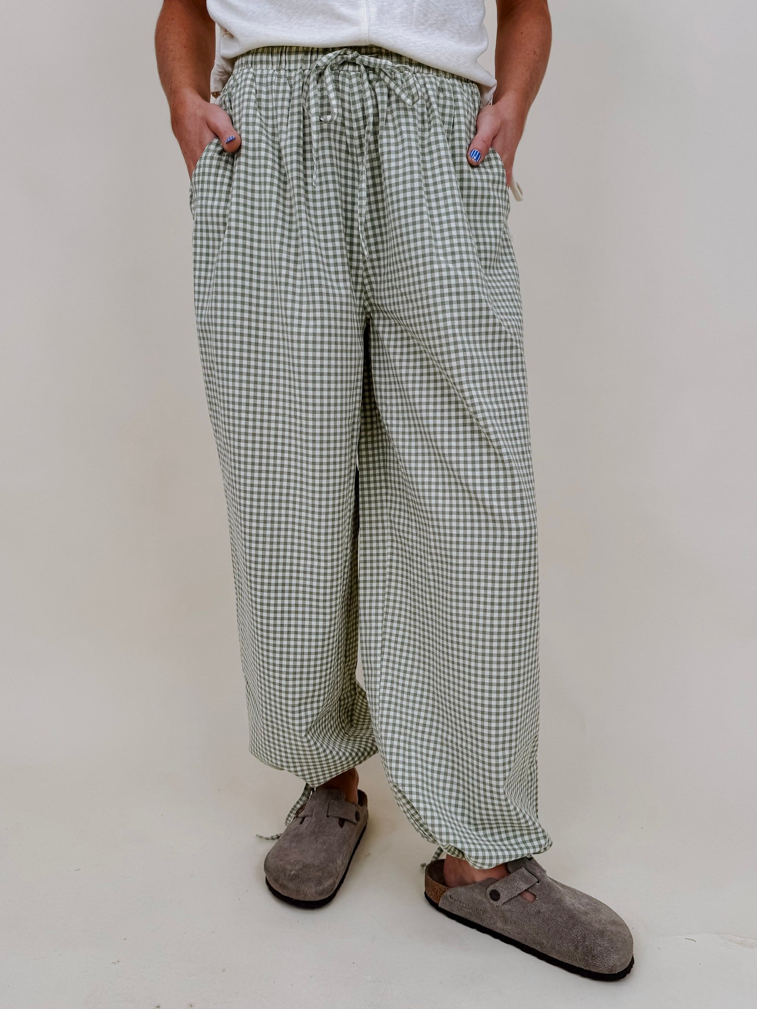 London Gingham Pant - PAPER DOLL