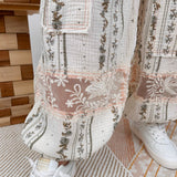 Avery Floral Detail Jogger - PAPER DOLL