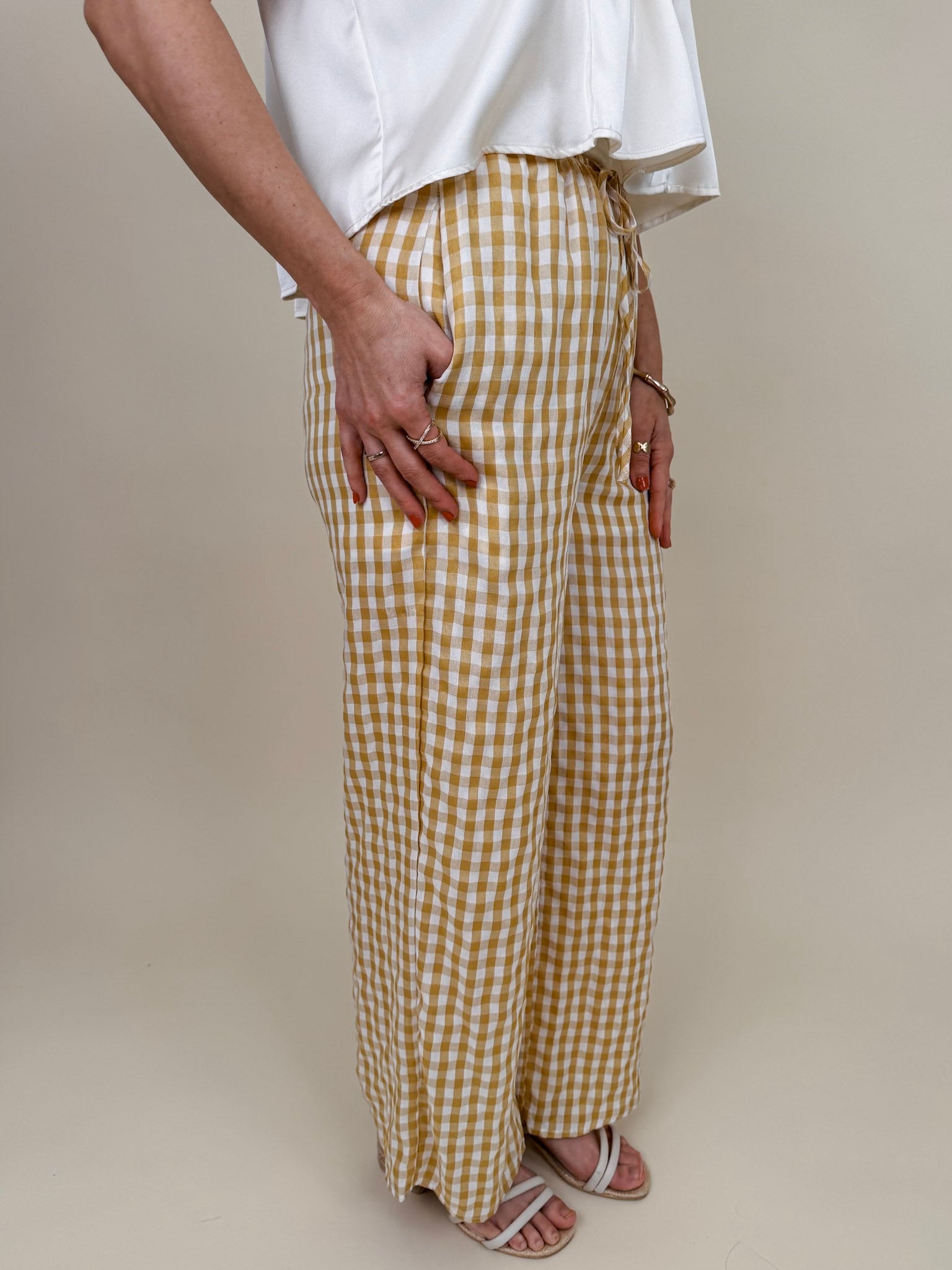 Tallahassee Gingham Pant - PAPER DOLL