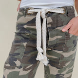 Tori Rope String Camo Pants - PAPER DOLL
