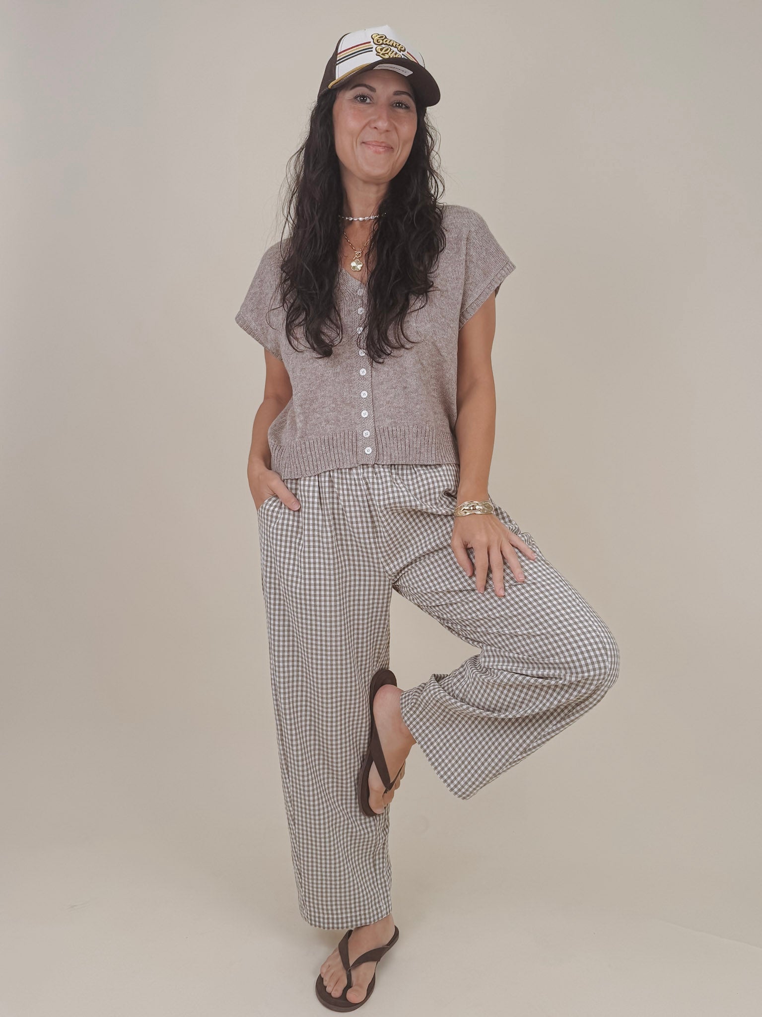 Cape May Gingham Pants - PAPER DOLL