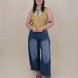 Apple of My Eye Denim Pants - PAPER DOLL