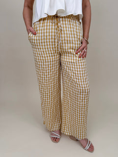 Tallahassee Gingham Pant - PAPER DOLL