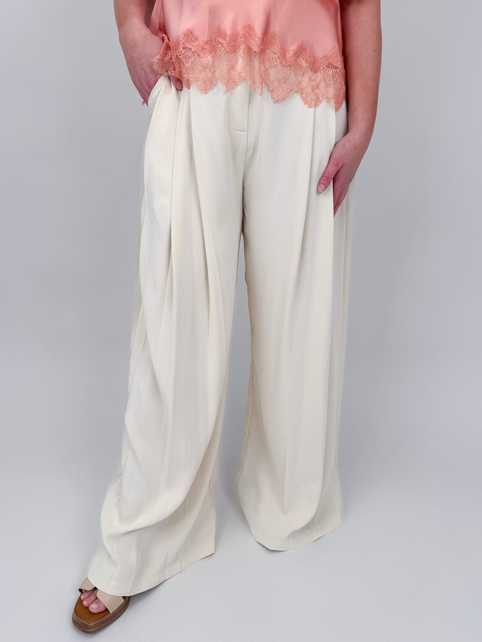 Helena Pleated Trousers - PAPER DOLL