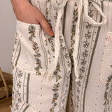 Avery Floral Detail Jogger - PAPER DOLL