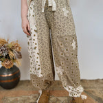 At Every Turn Patchwork Pants - PAPER DOLL