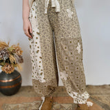 At Every Turn Patchwork Pants - PAPER DOLL