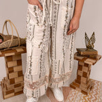 Avery Floral Detail Jogger - PAPER DOLL