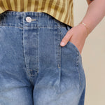 Apple of My Eye Denim Pants - PAPER DOLL
