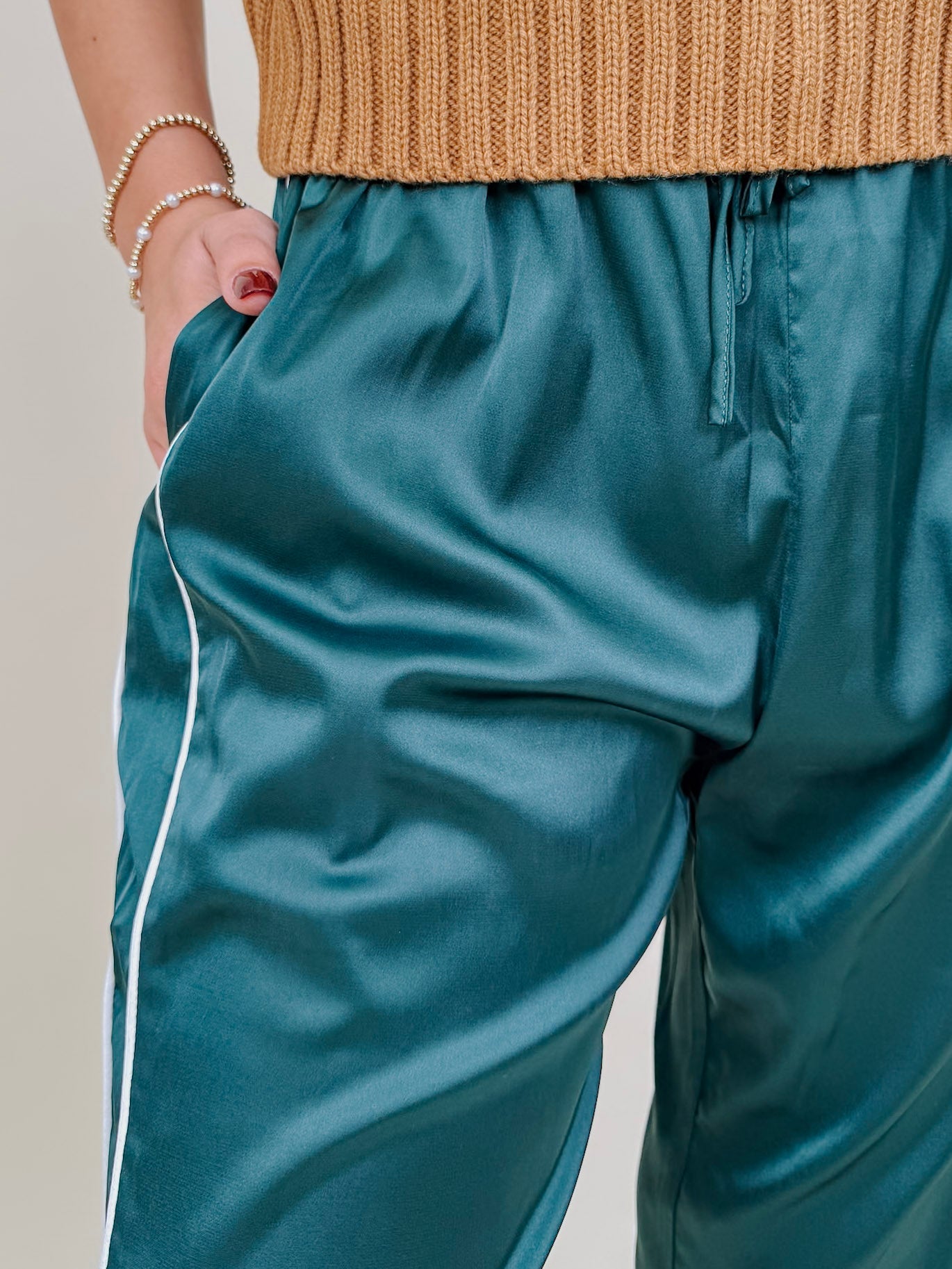 Trina Satin Stripe Pants - PAPER DOLL