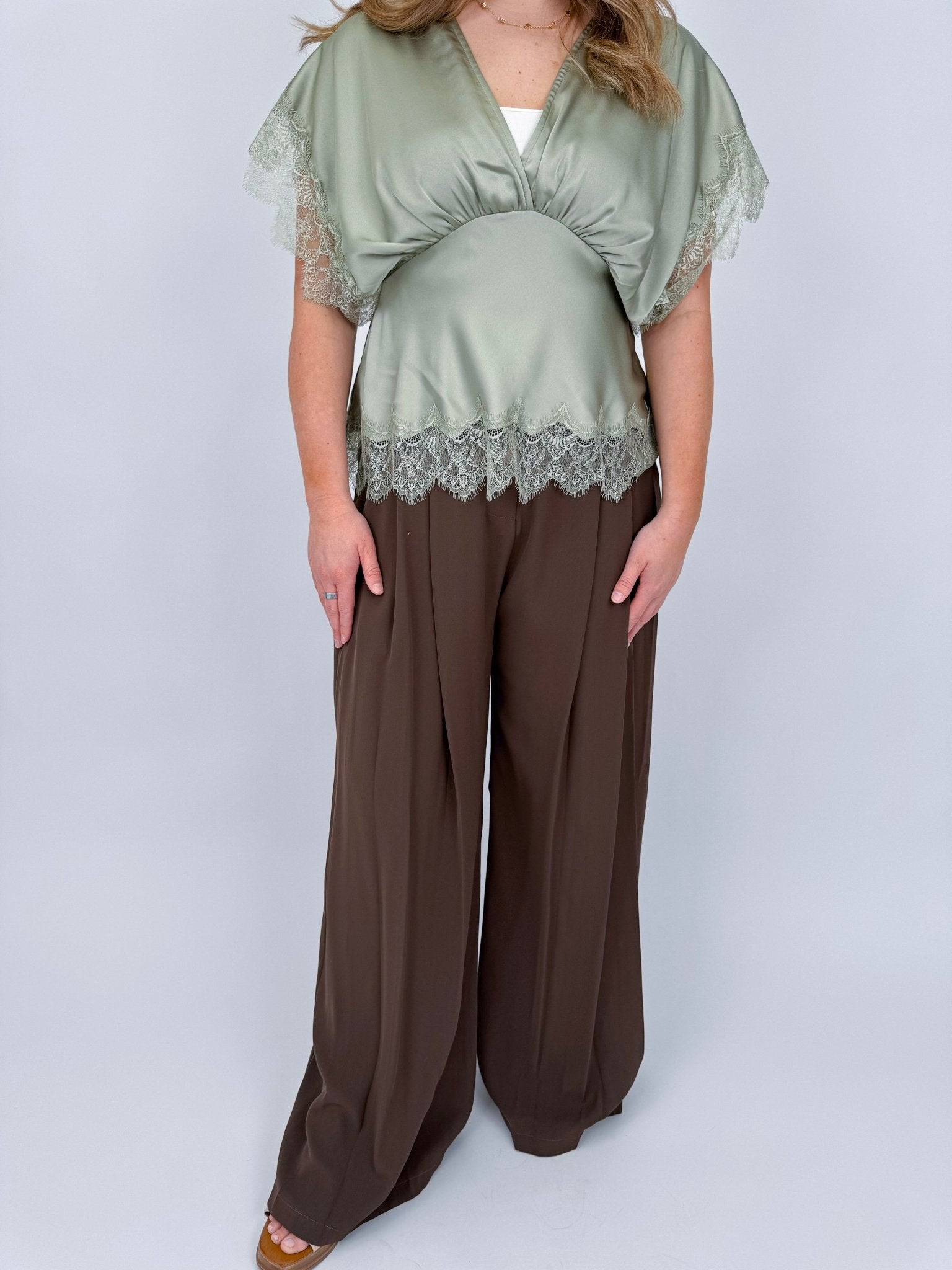 Helena Pleated Trousers - PAPER DOLL