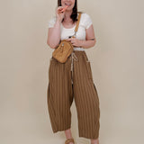 Birdie Textured Pants - PAPER DOLL