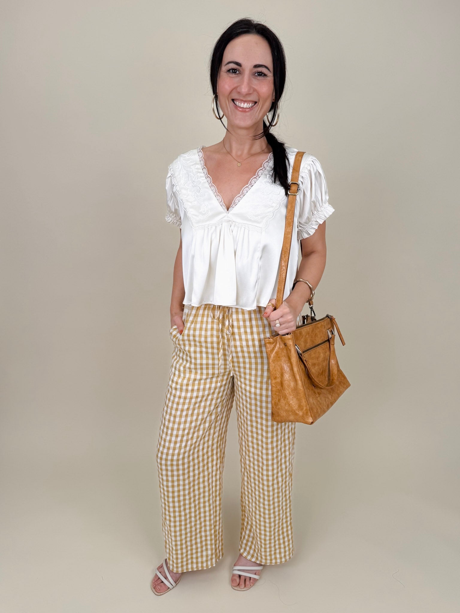 Tallahassee Gingham Pant - PAPER DOLL