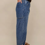 Apple of My Eye Denim Pants - PAPER DOLL