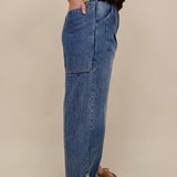 Apple of My Eye Denim Pants - PAPER DOLL