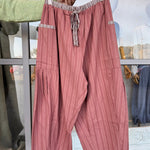 Birdie Textured Pants - PAPER DOLL
