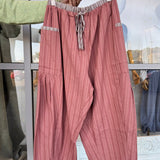 Birdie Textured Pants - PAPER DOLL