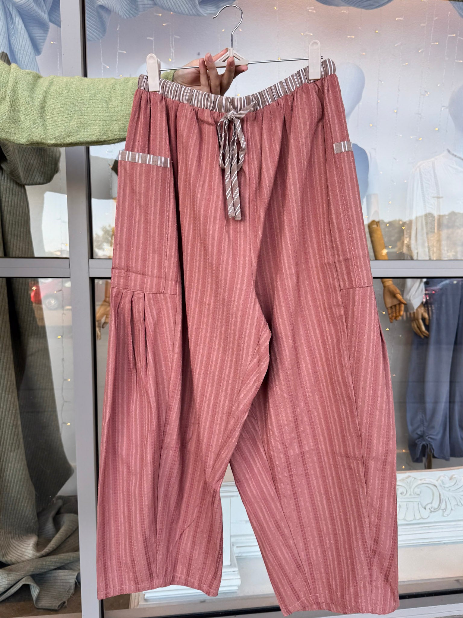 Birdie Textured Pants - PAPER DOLL