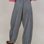Penelope Plaid Balloon Pants - PAPER DOLL