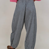 Penelope Plaid Balloon Pants - PAPER DOLL