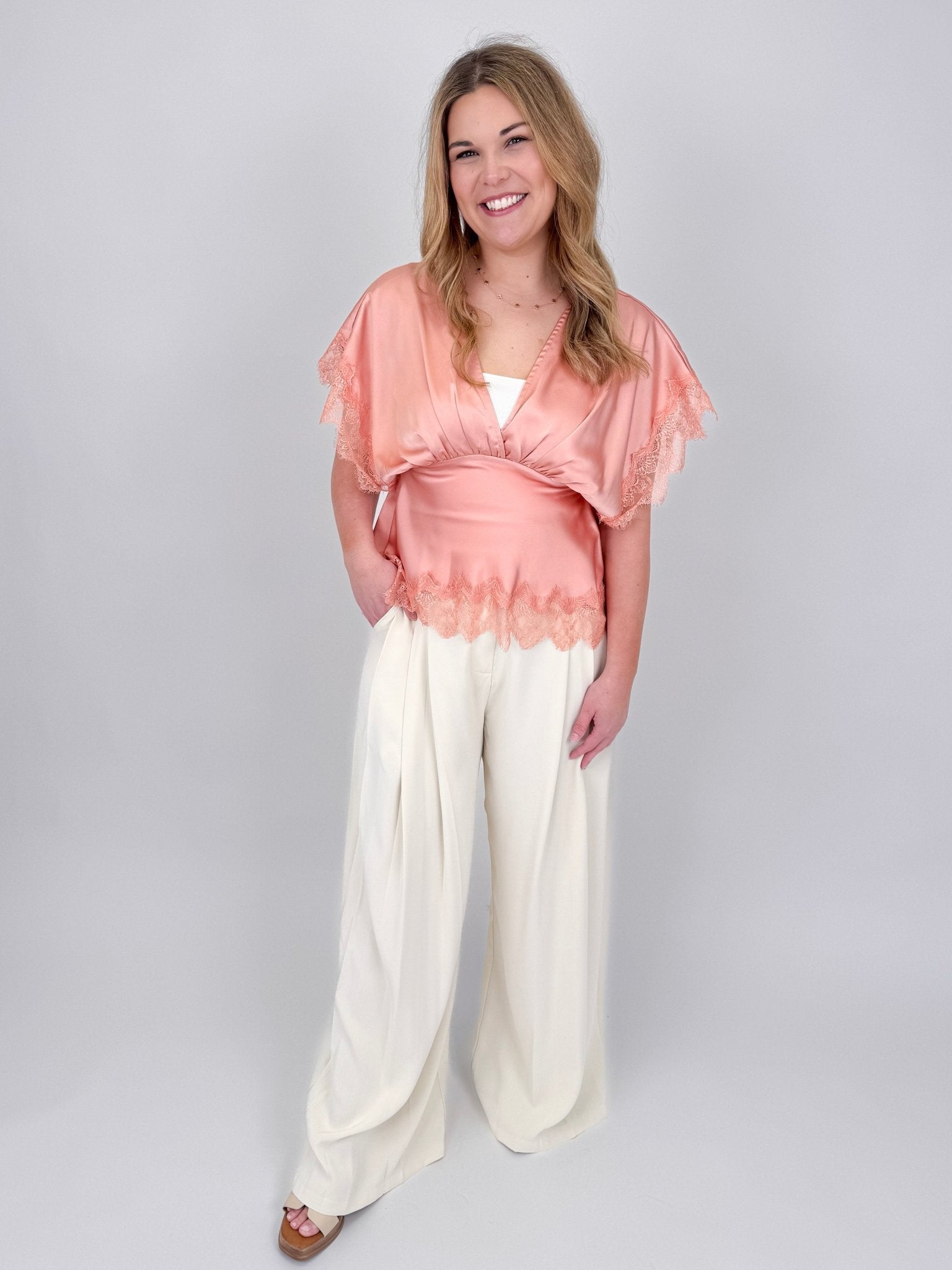 Helena Pleated Trousers - PAPER DOLL