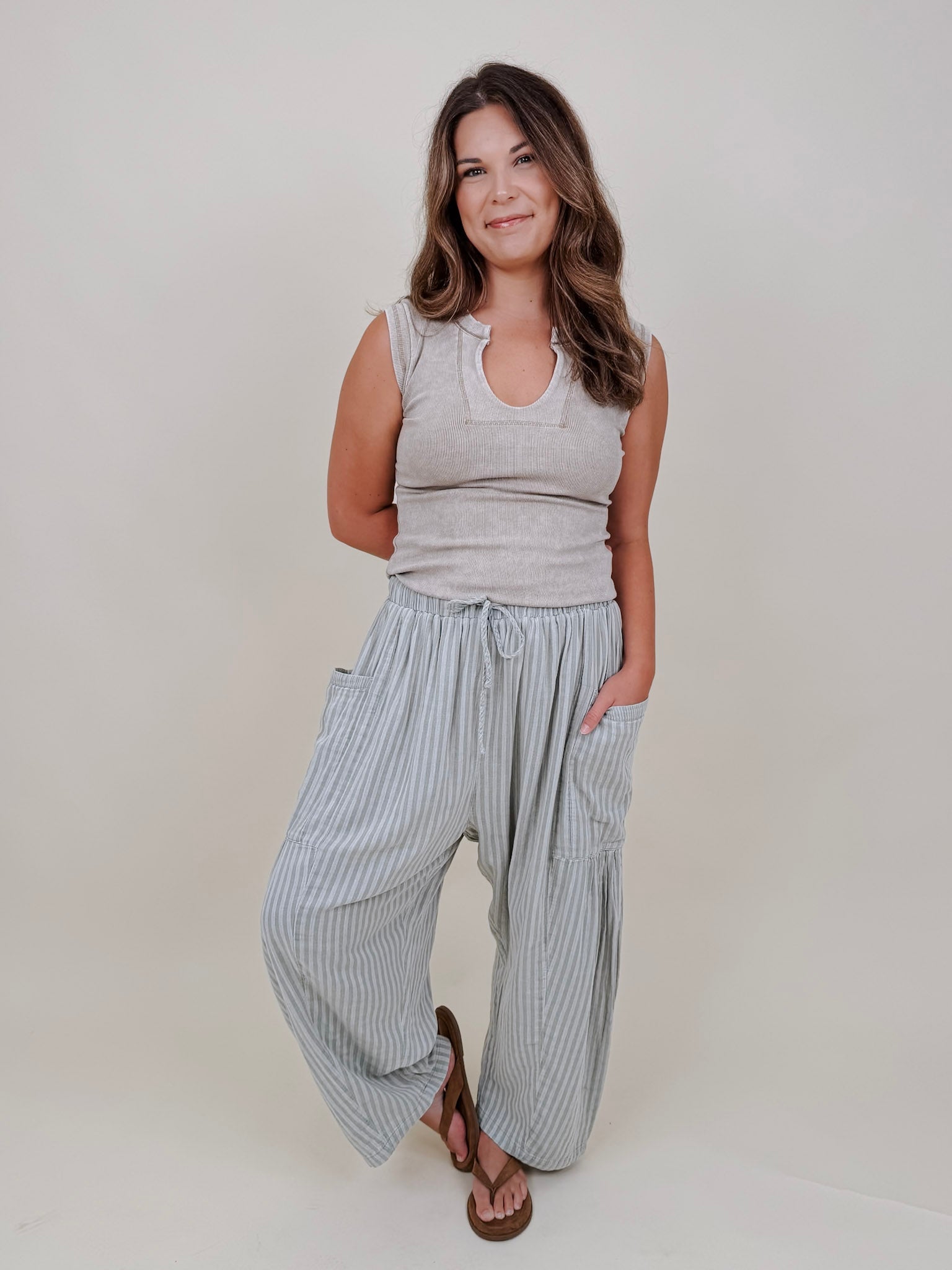 Brinley Striped Pants - PAPER DOLL