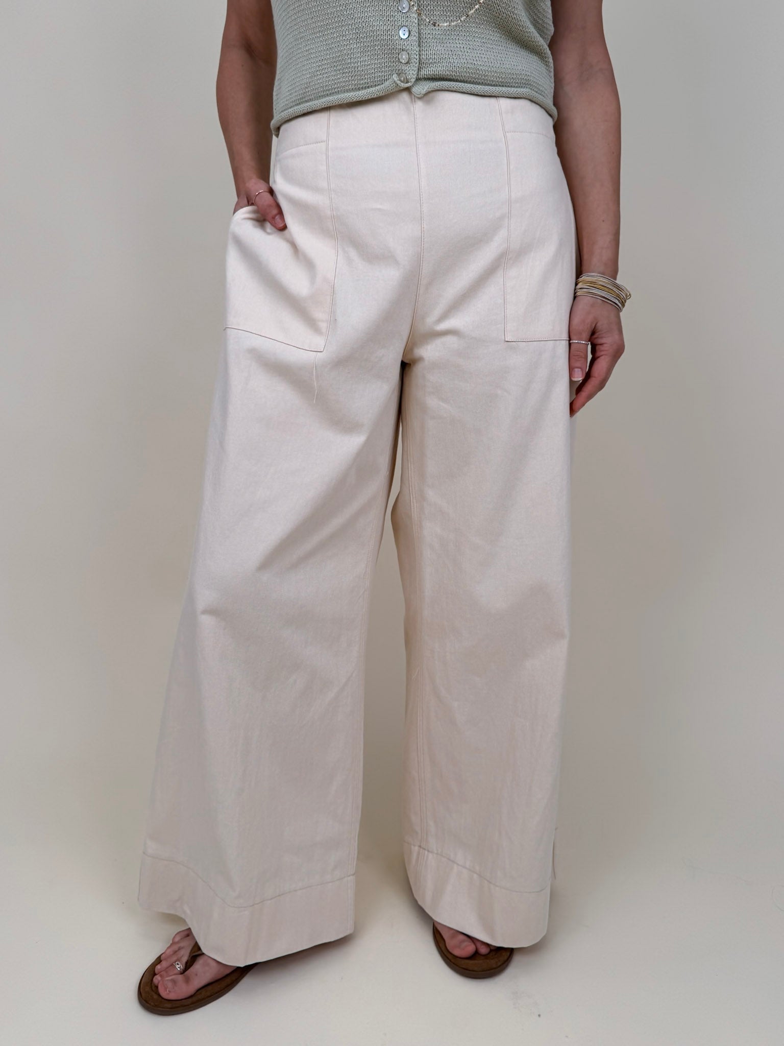 Halo Wide Leg Pant - PAPER DOLL