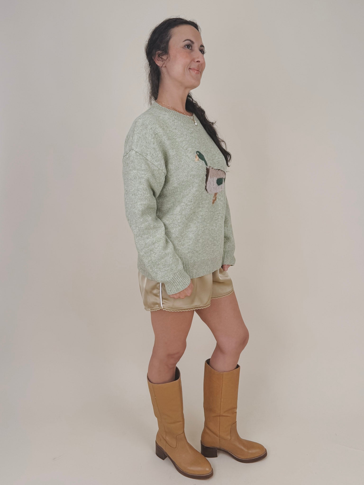 Long Beach Satin Shorts - PAPER DOLL