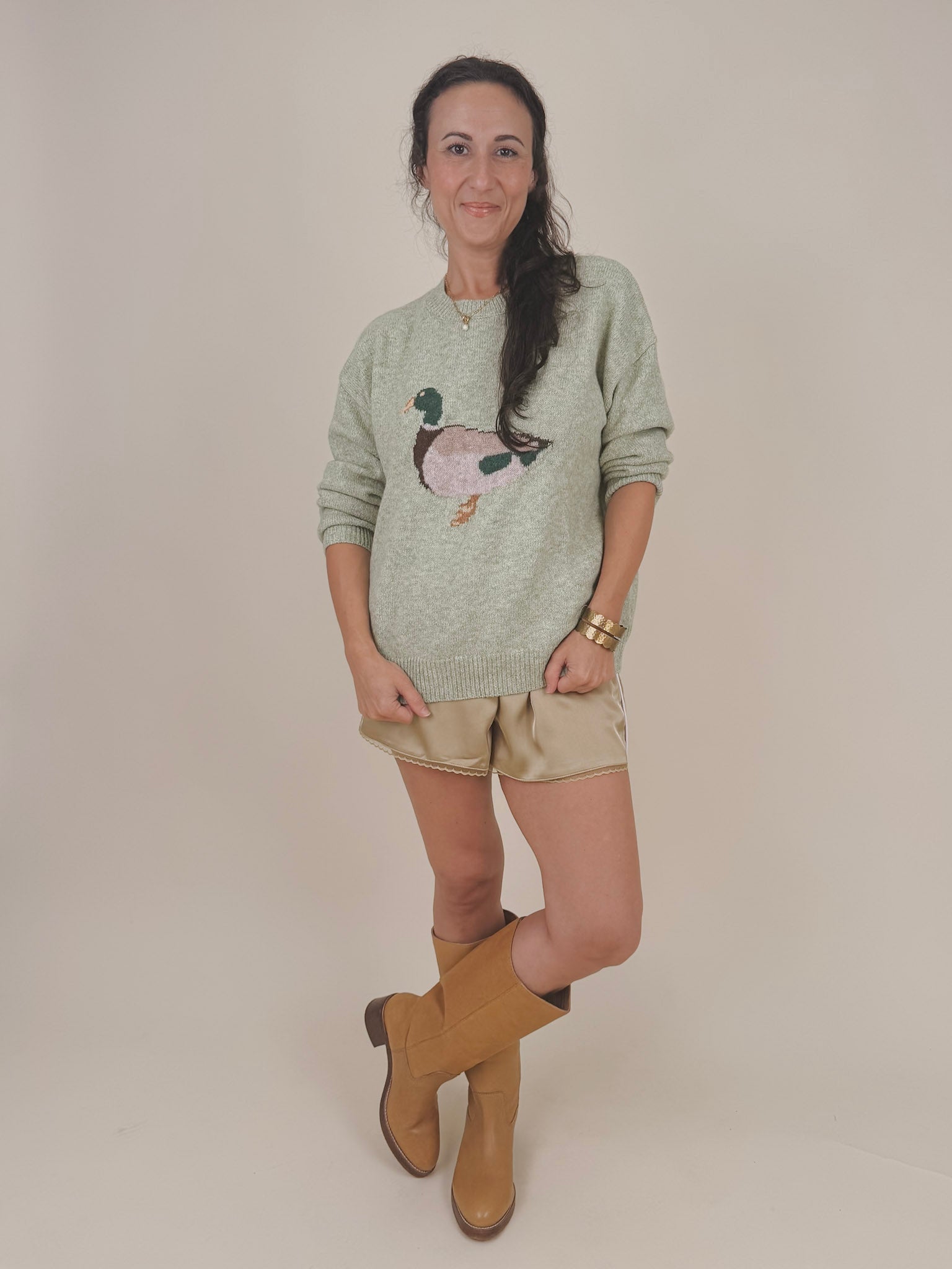 Long Beach Satin Shorts - PAPER DOLL