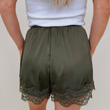 Dance With Somebody Satin Shorts - PAPER DOLL