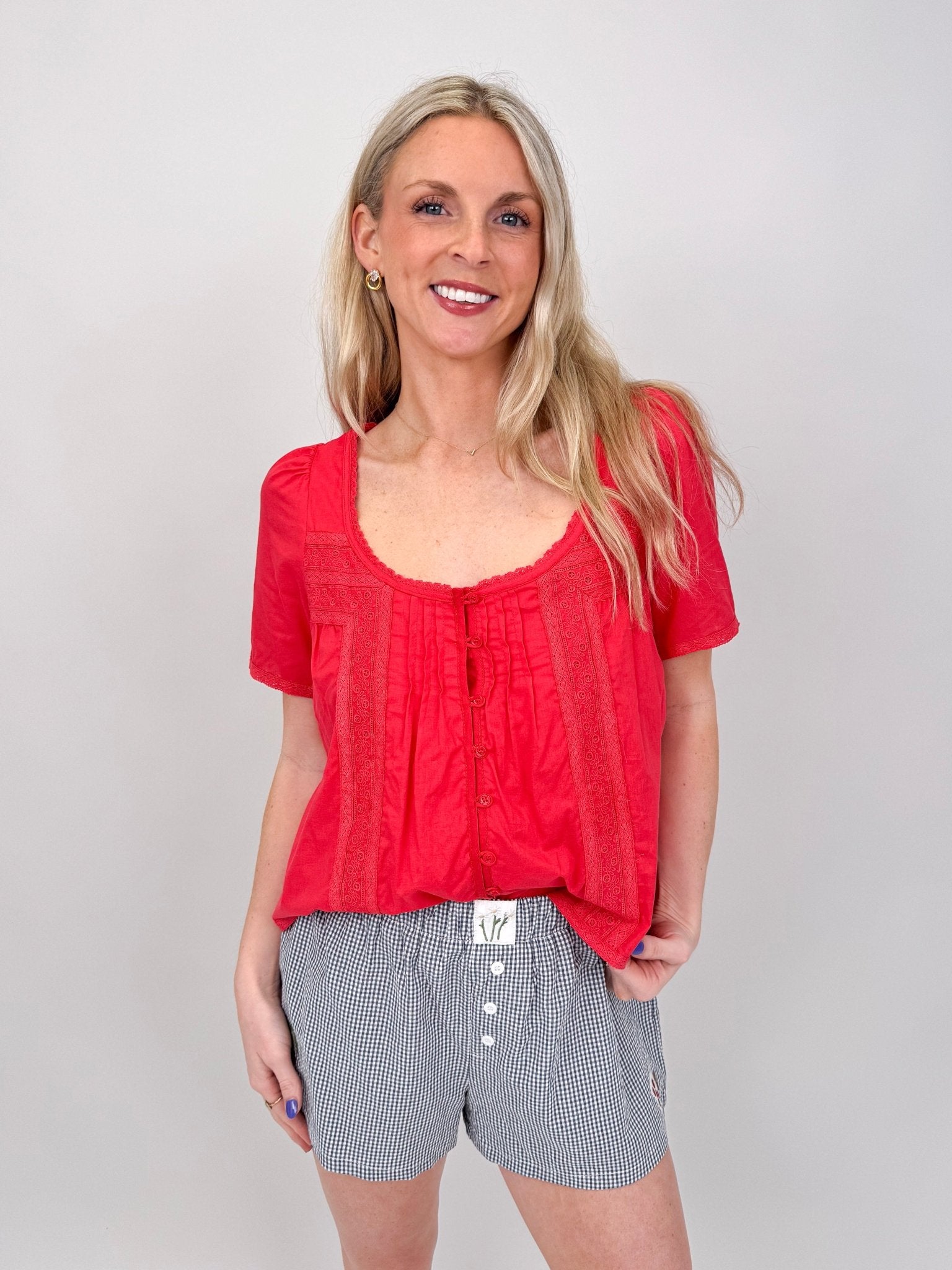 Lorelei Mid Rise Shorts - PAPER DOLL