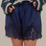 Honeysuckle Lace Trim Shorts - PAPER DOLL