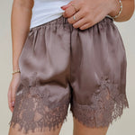 Honeysuckle Lace Trim Shorts - PAPER DOLL